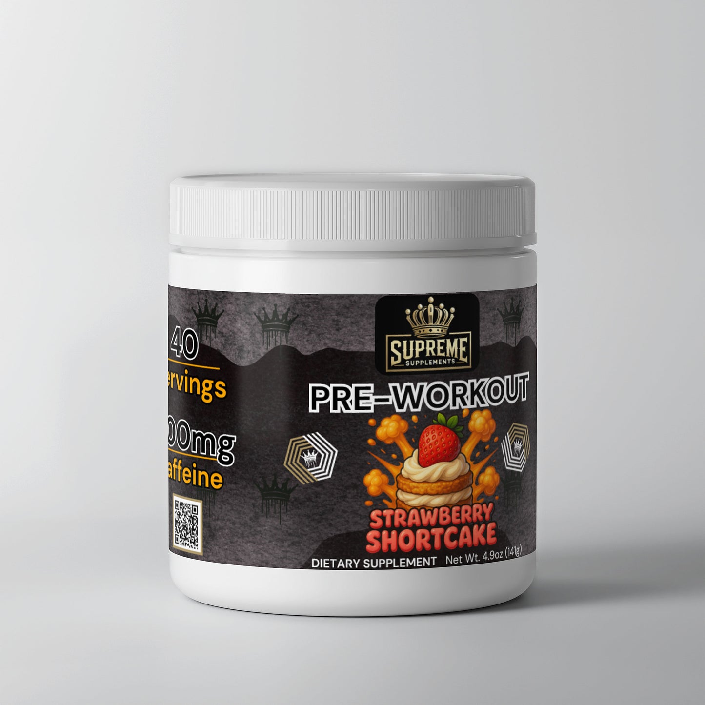 Energy Powder (Strawberry Shortcake)