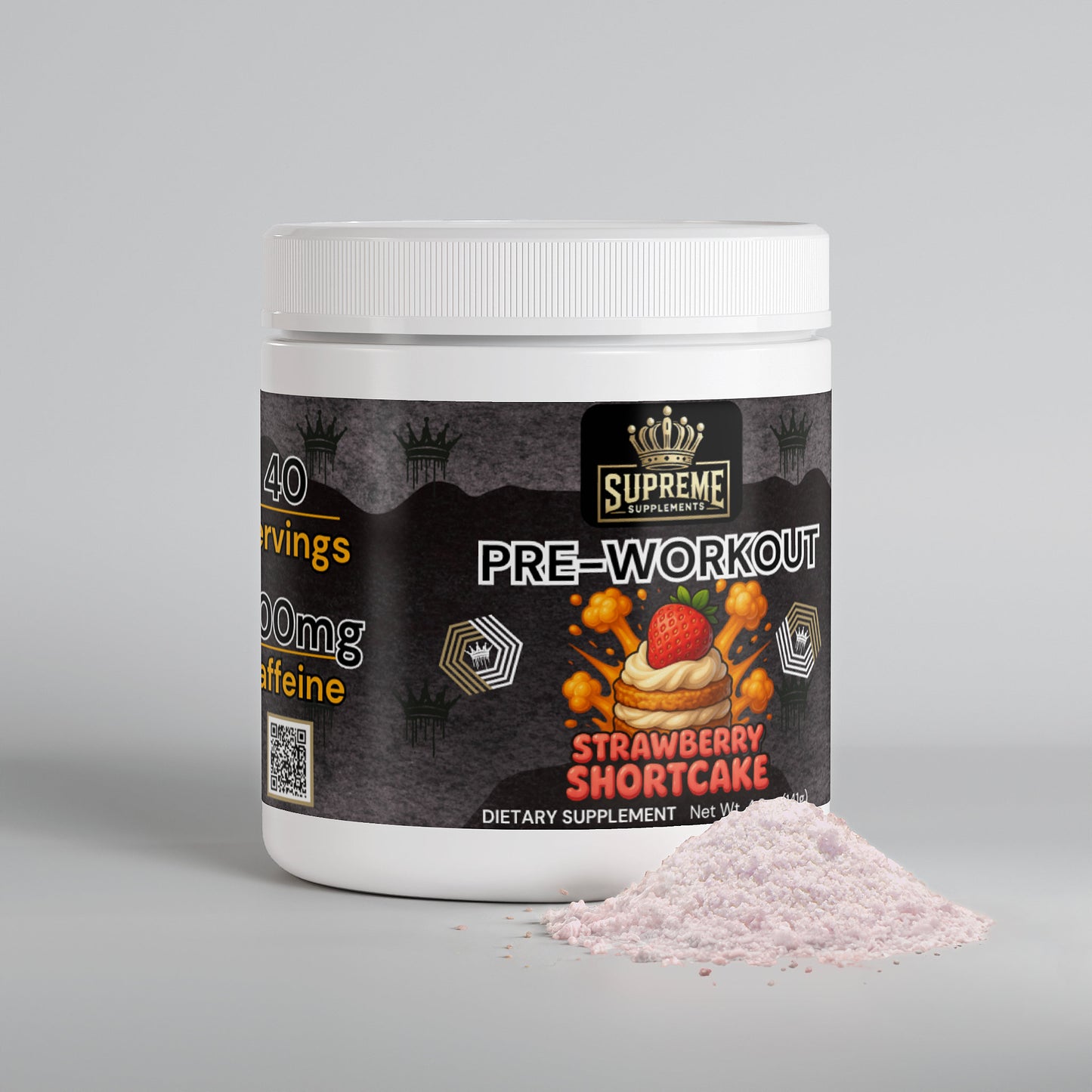 Energy Powder (Strawberry Shortcake)