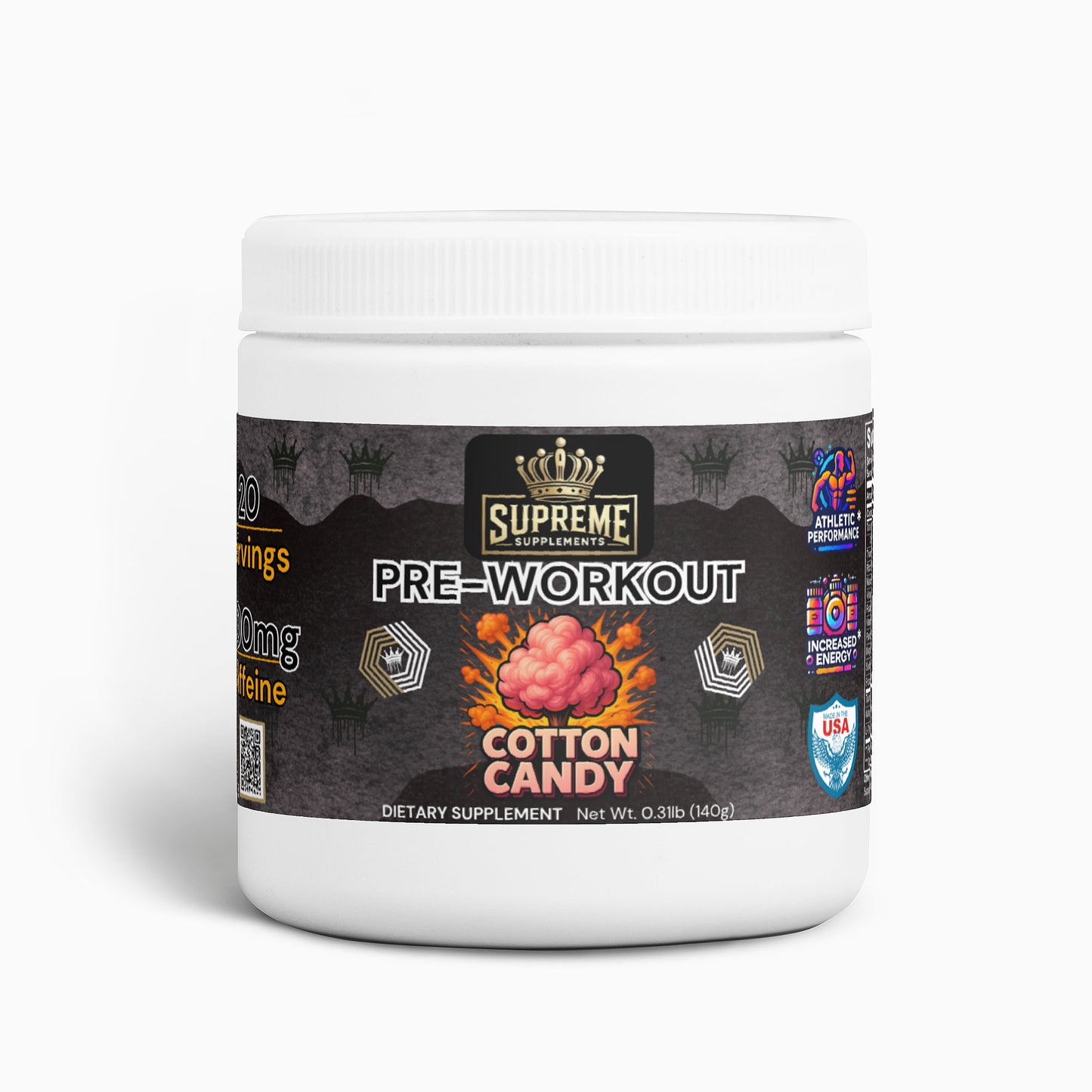 Energy Powder (Cotton Candy)
